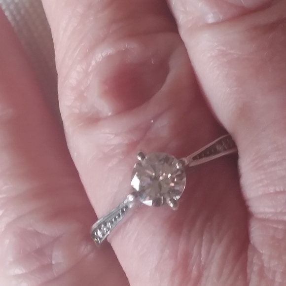 #2 GORGEOUS 925 S/S Square Triple A CZ Engagement Style Ring 😲 - Picture 13 of 15